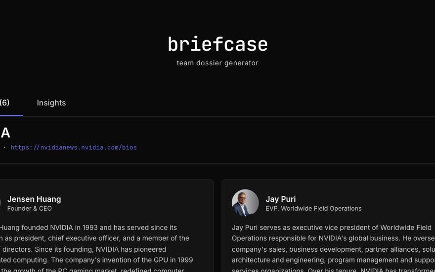 Briefcase screenshot