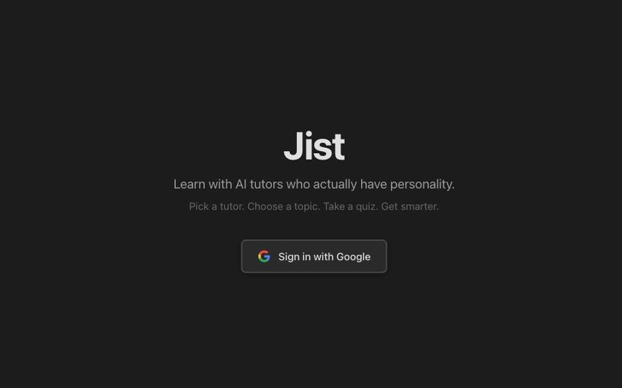 Jist screenshot