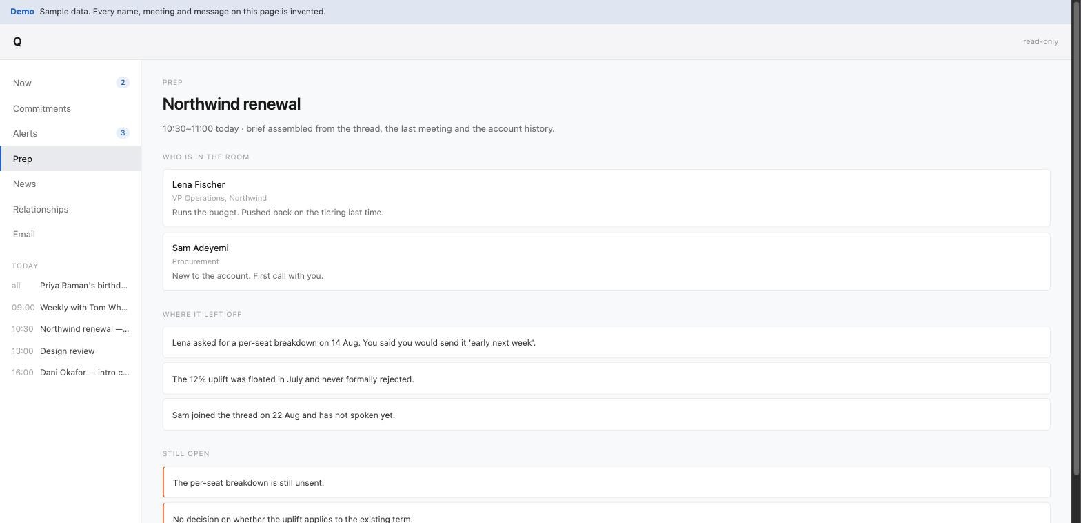 Meeting Prep screenshot 1