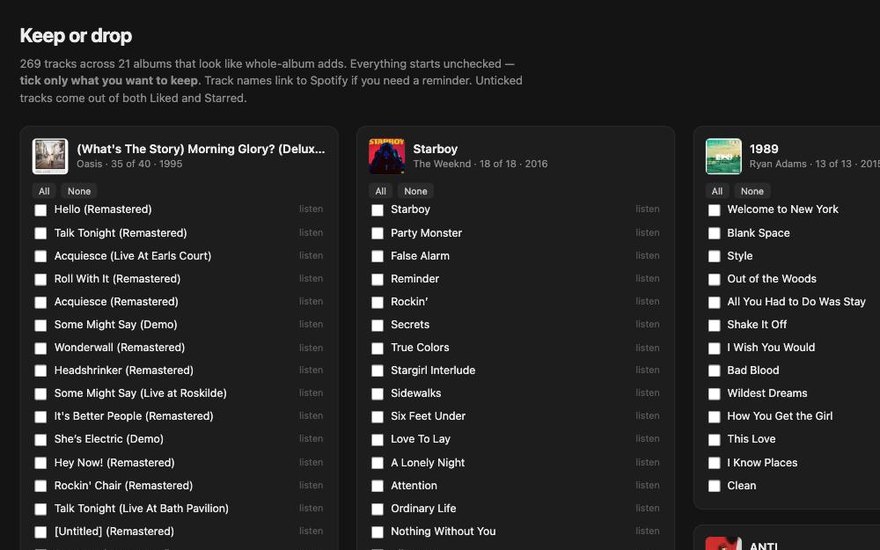 Spotify Automations screenshot